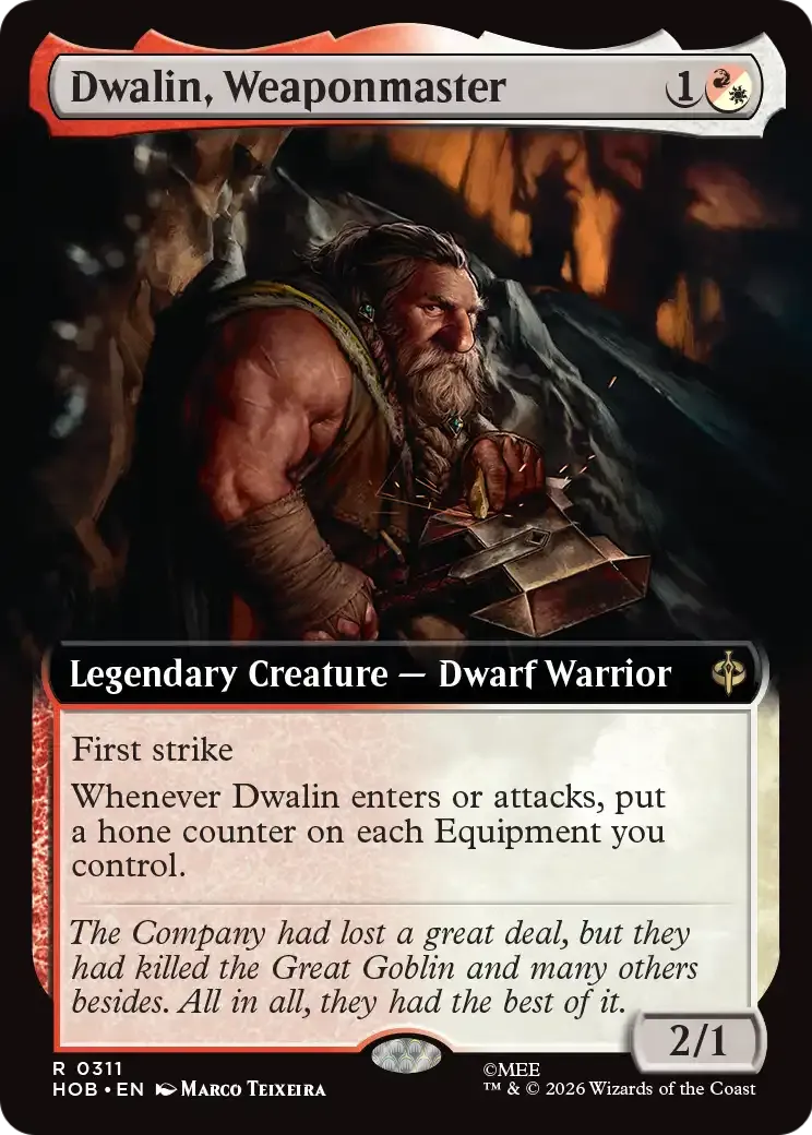 Dwalin, Weaponmaster — The Hobbit — Magic: The Gathering