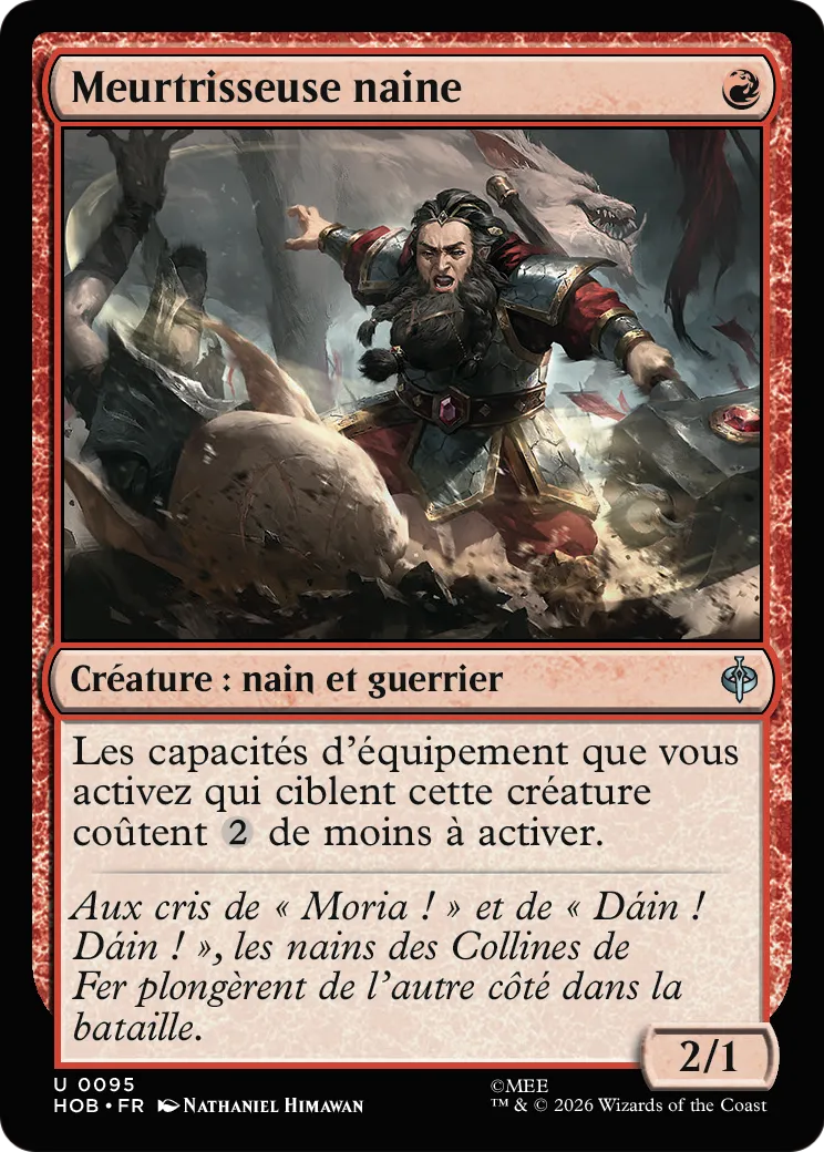 Meurtrisseuse naine — The Hobbit — Magic: The Gathering