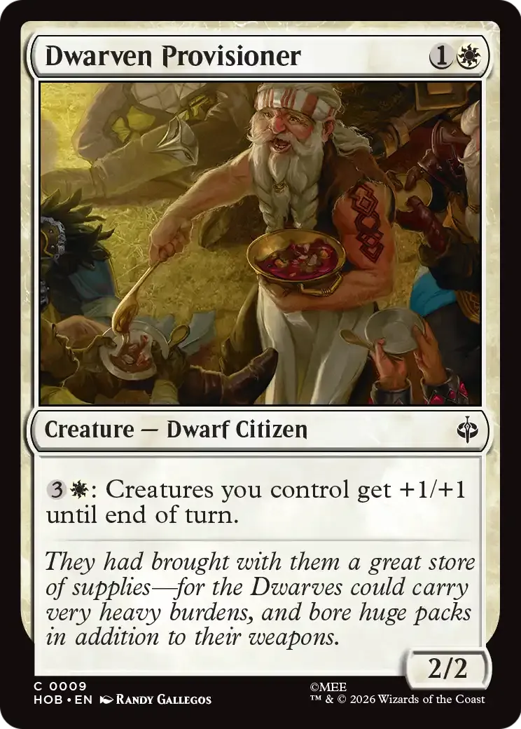 Approvisionneur nain — The Hobbit — Magic: The Gathering