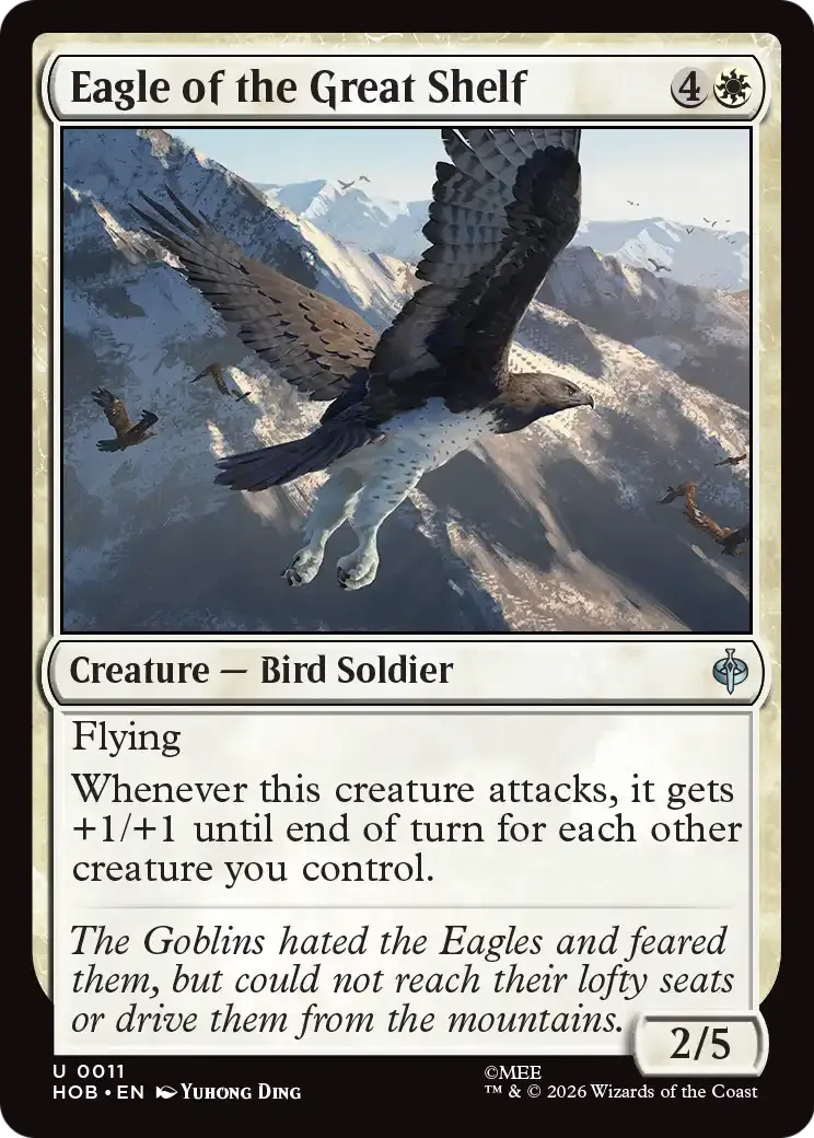 Eagle of the Great Shelf — The Hobbit — Magic: The Gathering
