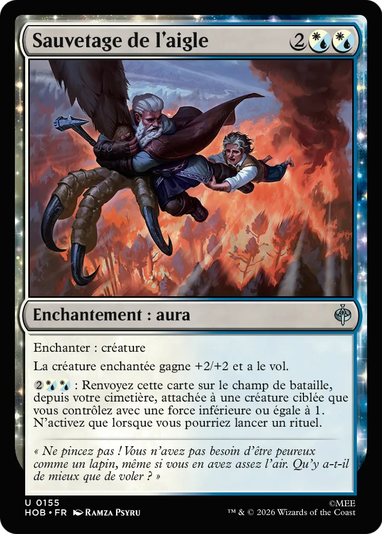 Sauvetage de l'aigle — The Hobbit — Magic: The Gathering