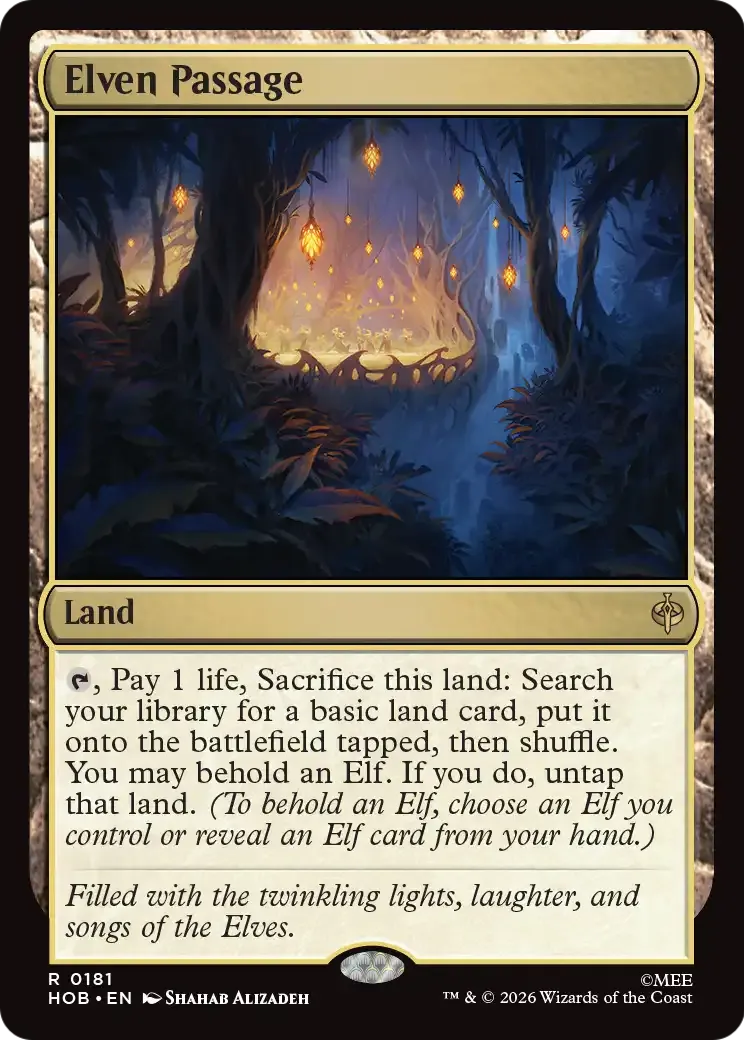 Elven Passage — The Hobbit — Magic: The Gathering