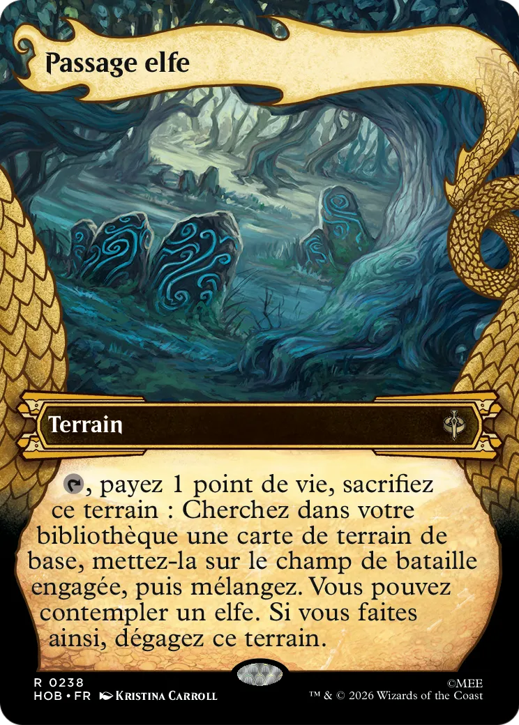 Passage elfe — The Hobbit — Magic: The Gathering