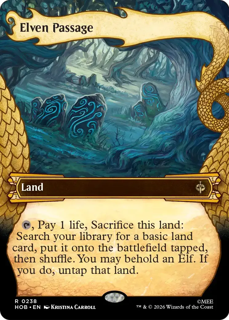 Passage elfe — The Hobbit — Magic: The Gathering