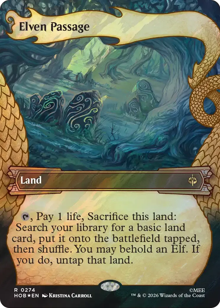Passage elfe — The Hobbit — Magic: The Gathering