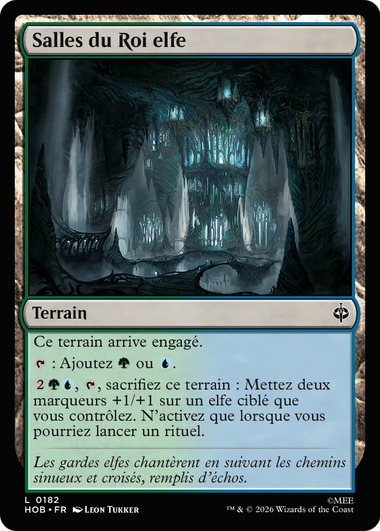 Salles du Roi elfe — The Hobbit — Magic: The Gathering