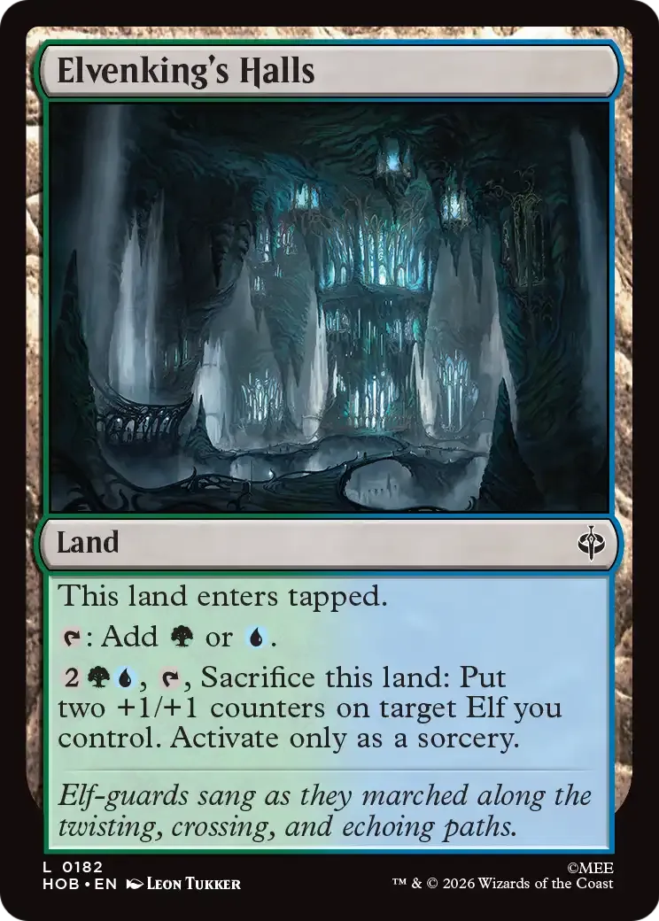 Elvenking's Halls — The Hobbit — Magic: The Gathering
