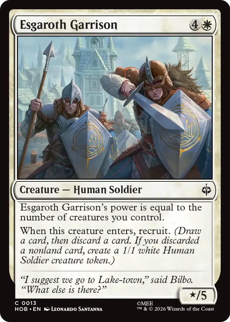 Esgaroth Garrison — The Hobbit — Magic: The Gathering