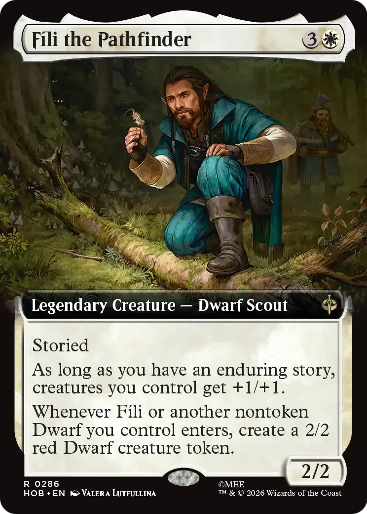 Fíli the Pathfinder from The Hobbit - Magic: The Gathering