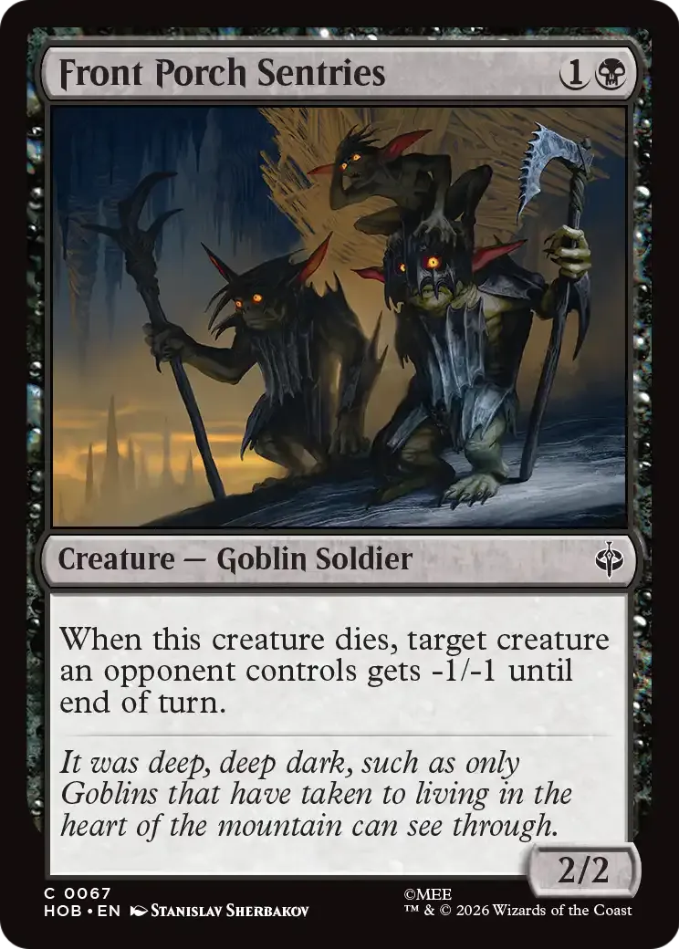 Front Porch Sentries — The Hobbit — Magic: The Gathering