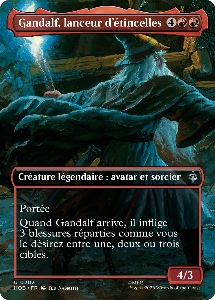 Gandalf, lanceur d'étincelles — The Hobbit — Magic: The Gathering