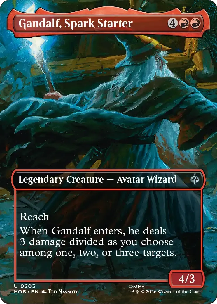 Gandalf, Spark Starter — The Hobbit — Magic: The Gathering