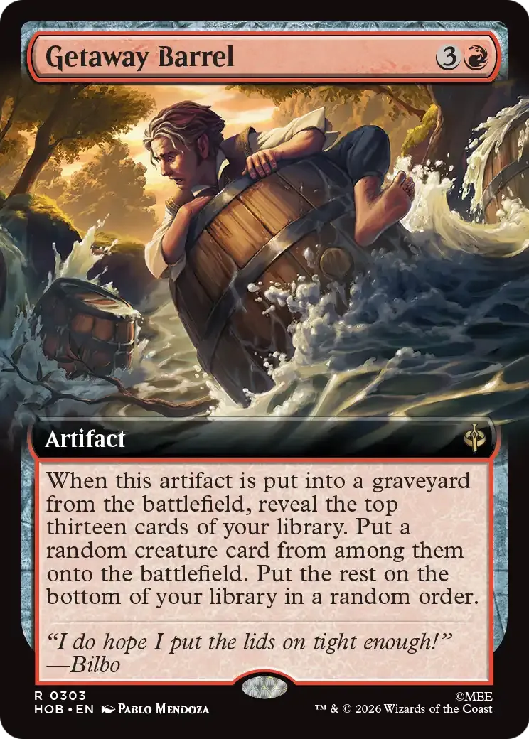 Getaway Barrel — The Hobbit — Magic: The Gathering