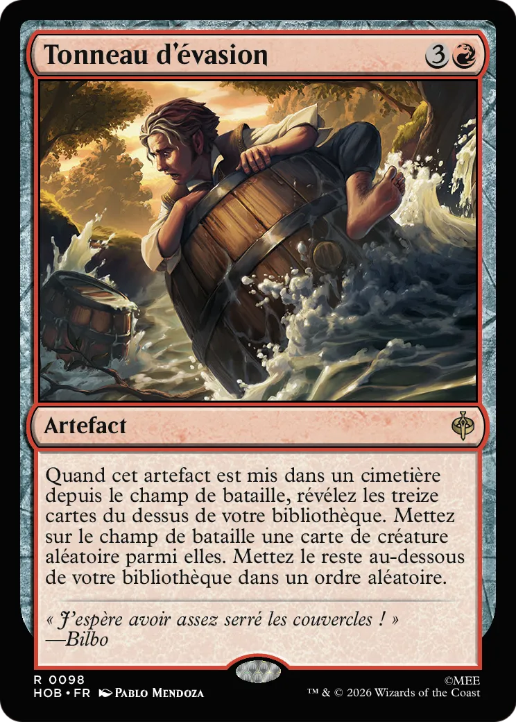 Tonneau d'évasion — The Hobbit — Magic: The Gathering