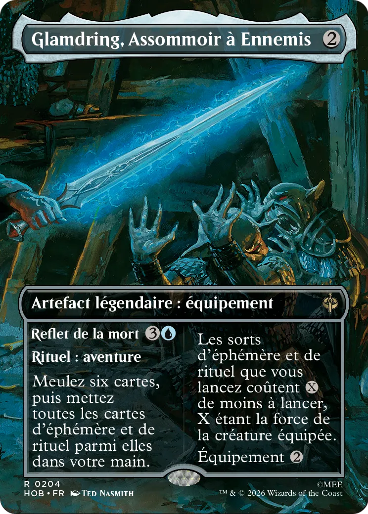 Glamdring, Assommoir à Ennemis // Gleam of Death — The Hobbit — Magic: The Gathering