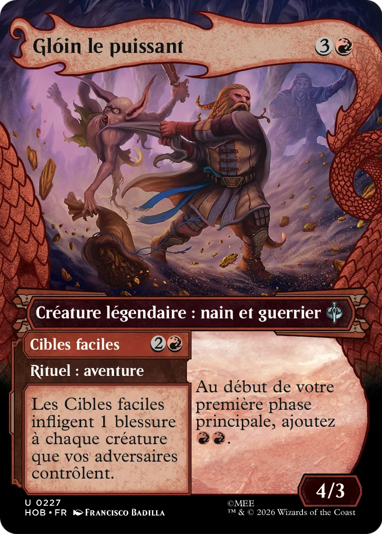 Glóin le puissant // Easy Pickings — The Hobbit — Magic: The Gathering