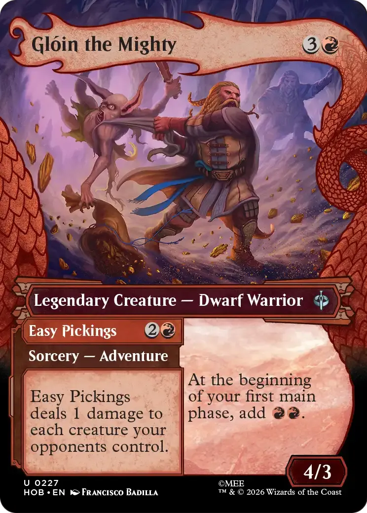 Glóin le puissant // Easy Pickings — The Hobbit — Magic: The Gathering