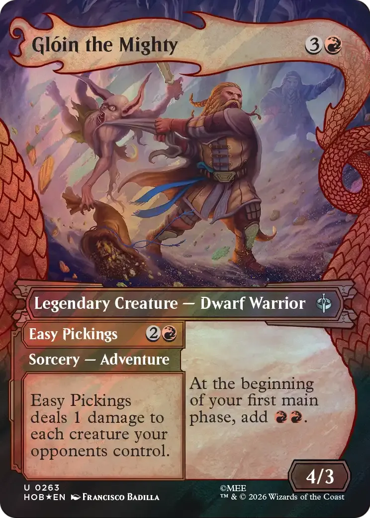 Glóin le puissant // Easy Pickings — The Hobbit — Magic: The Gathering