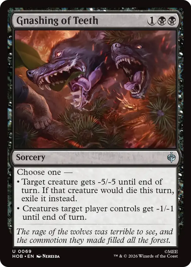 Gnashing of Teeth — The Hobbit — Magic: The Gathering