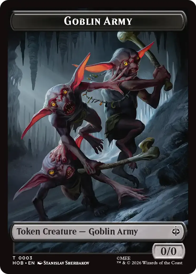 Goblin Army — The Hobbit — Magic: The Gathering