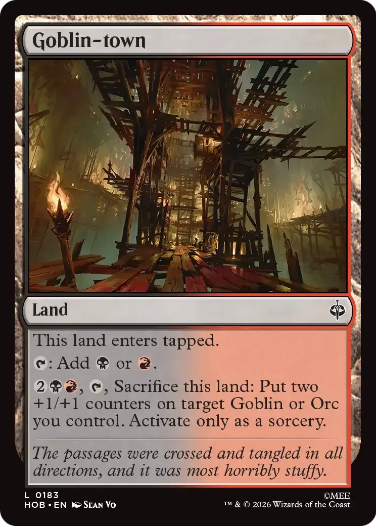Goblin-town — The Hobbit — Magic: The Gathering