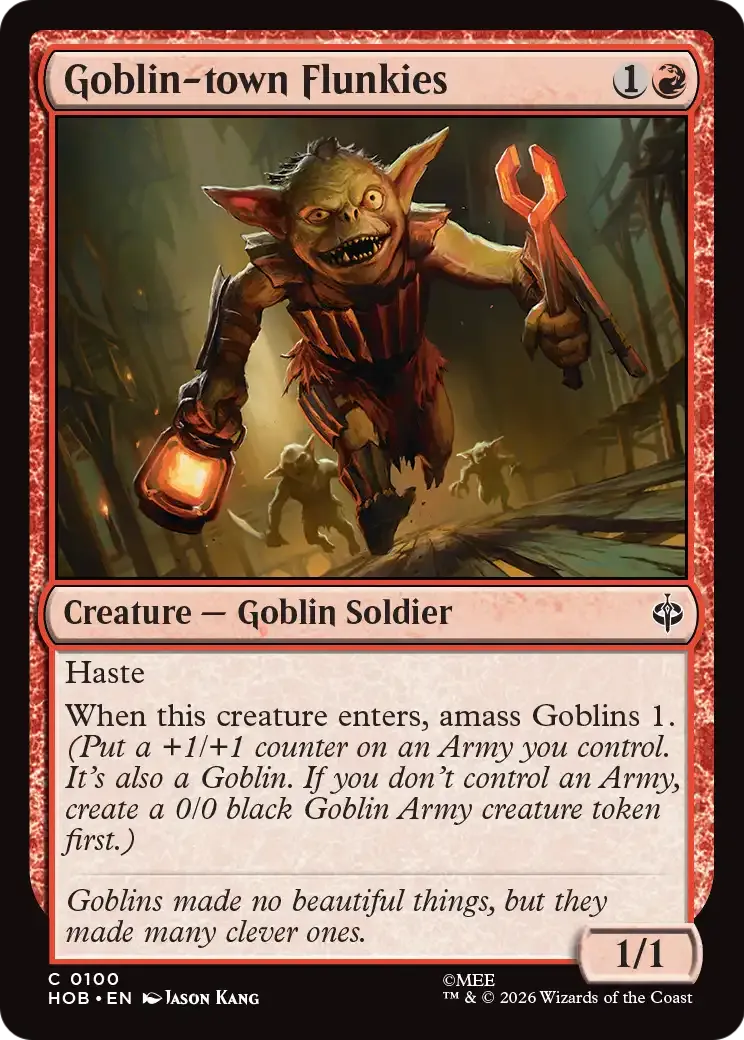 Larbins de Gobelinville — The Hobbit — Magic: The Gathering