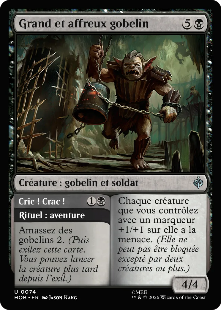 Grand et affreux gobelin // Clap! Snap! — The Hobbit — Magic: The Gathering