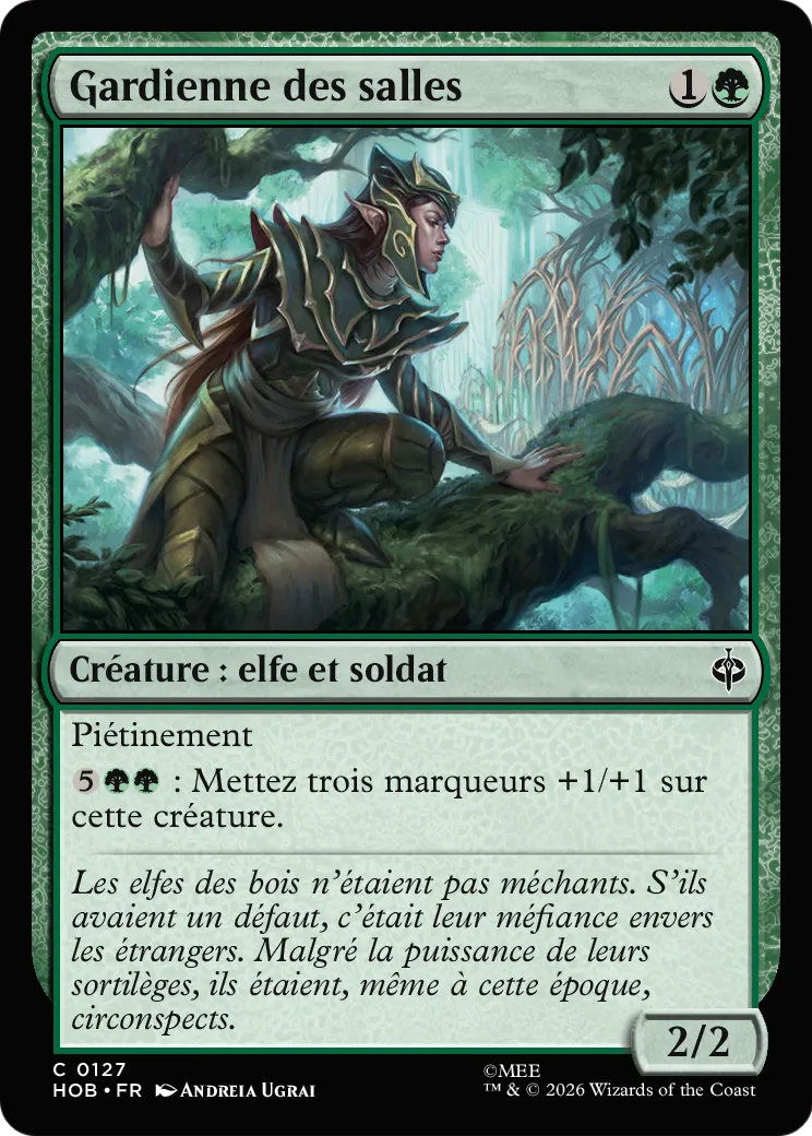 Gardienne des salles — The Hobbit — Magic: The Gathering