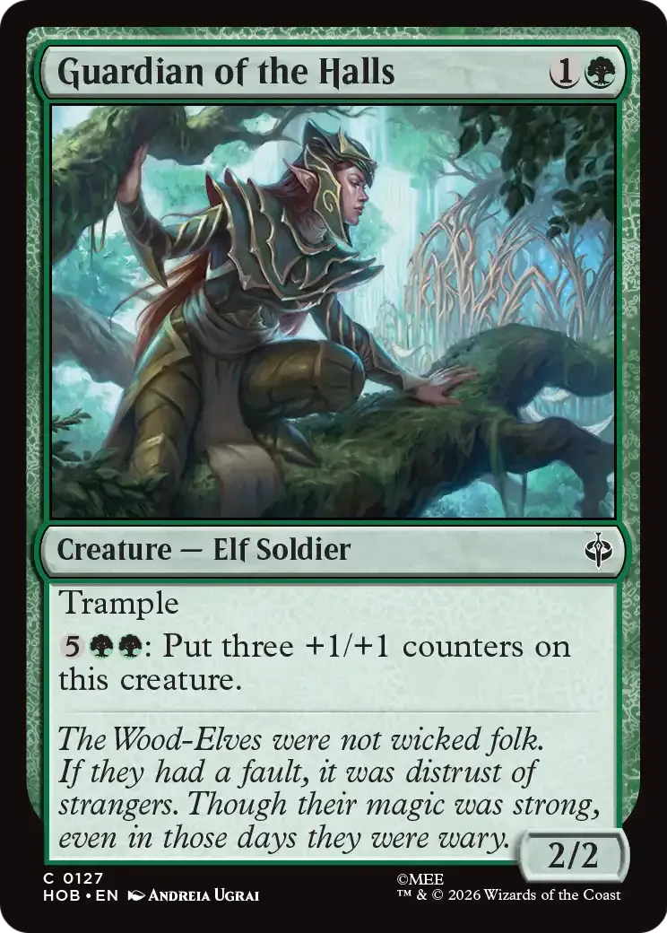 Guardian of the Halls — The Hobbit — Magic: The Gathering