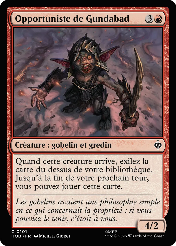 Opportuniste de Gundabad — The Hobbit — Magic: The Gathering