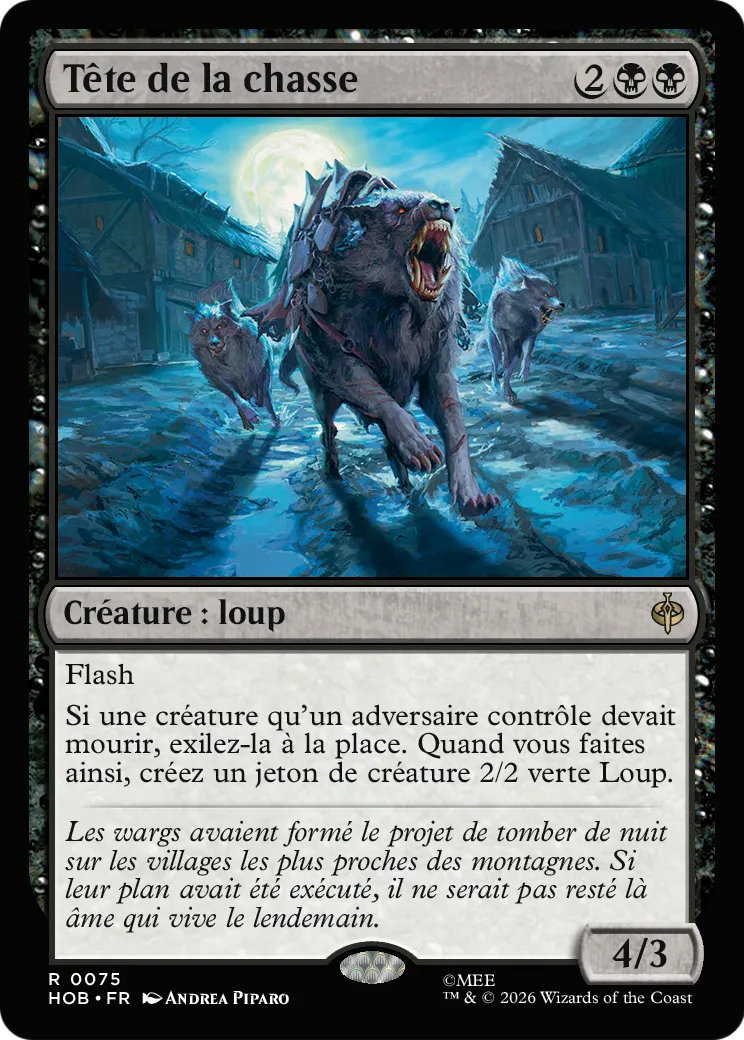 Tête de la chasse — The Hobbit — Magic: The Gathering