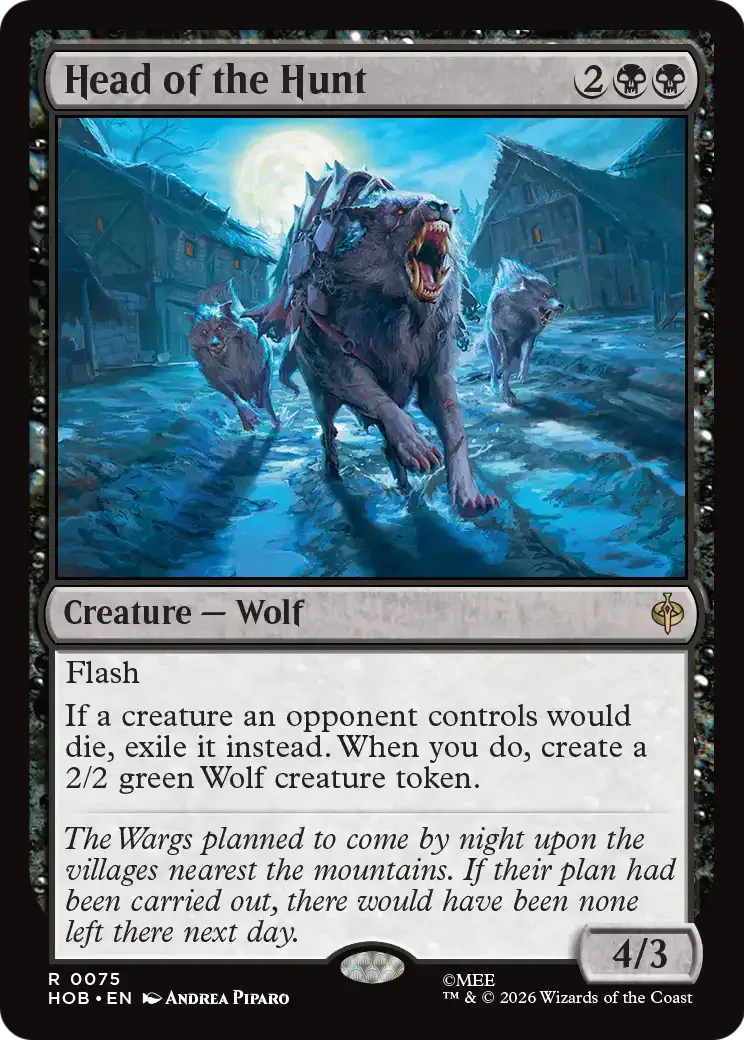 Head of the Hunt — The Hobbit — Magic: The Gathering