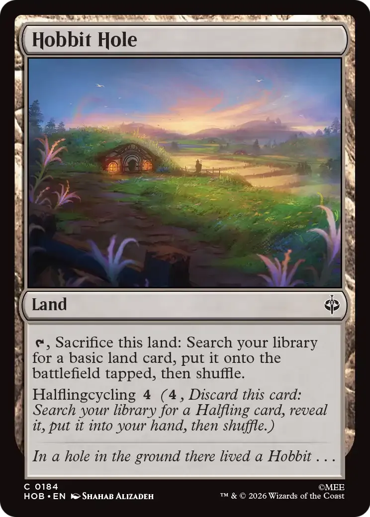 Trou de hobbit — The Hobbit — Magic: The Gathering