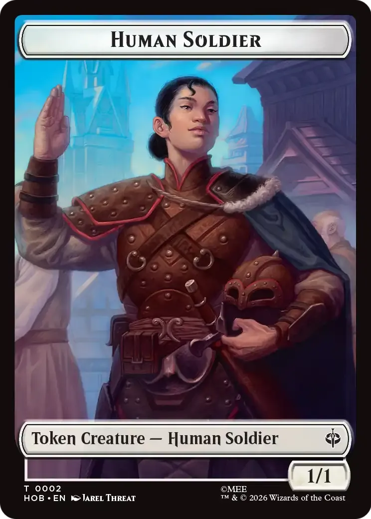 Human Soldier — The Hobbit — Magic: The Gathering
