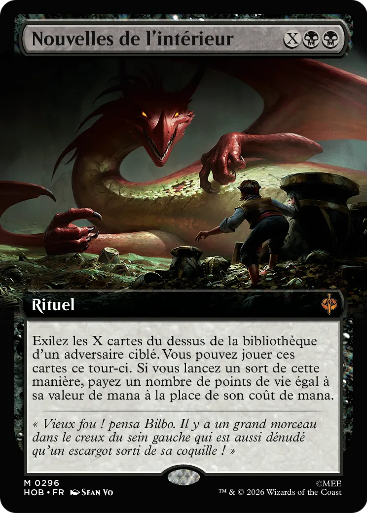 Nouvelles de l'intérieur — The Hobbit — Magic: The Gathering