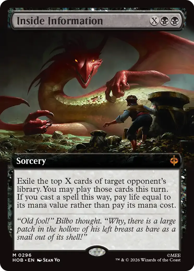 Inside Information — The Hobbit — Magic: The Gathering