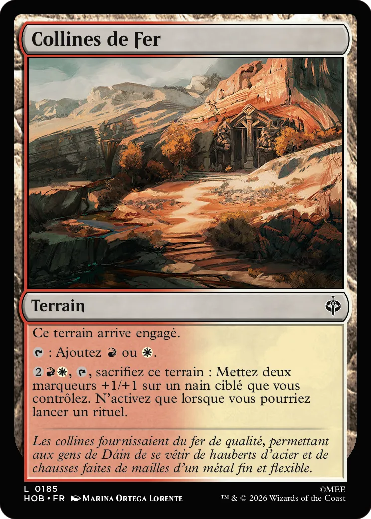 Collines de Fer — The Hobbit — Magic: The Gathering