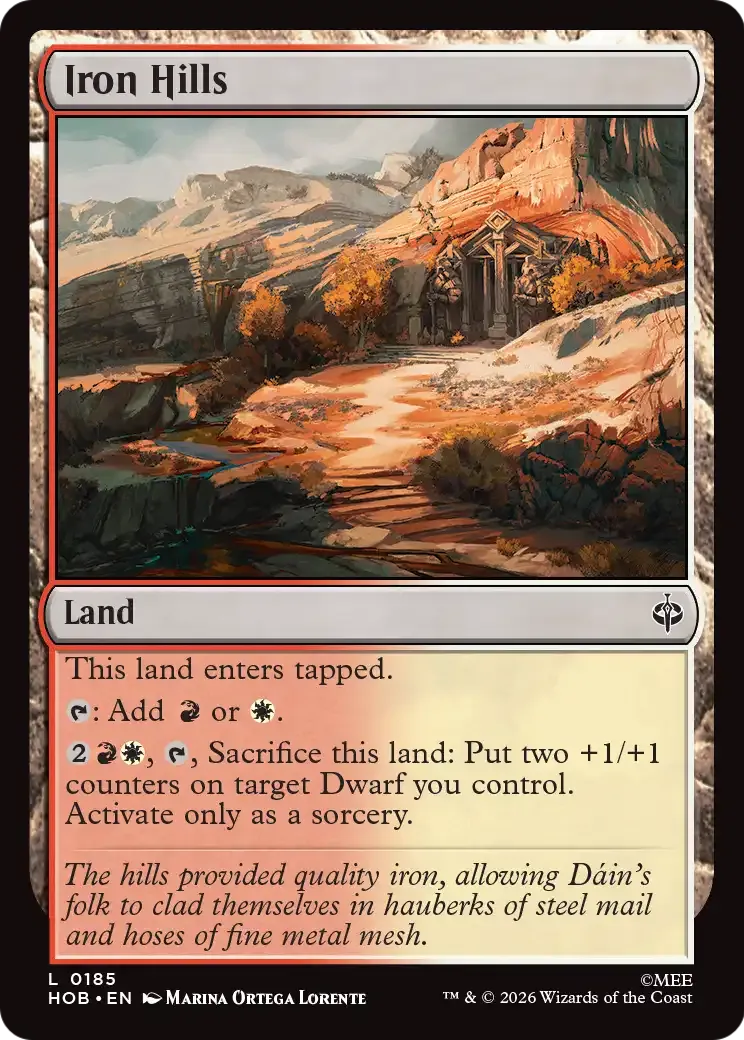 Collines de Fer — The Hobbit — Magic: The Gathering