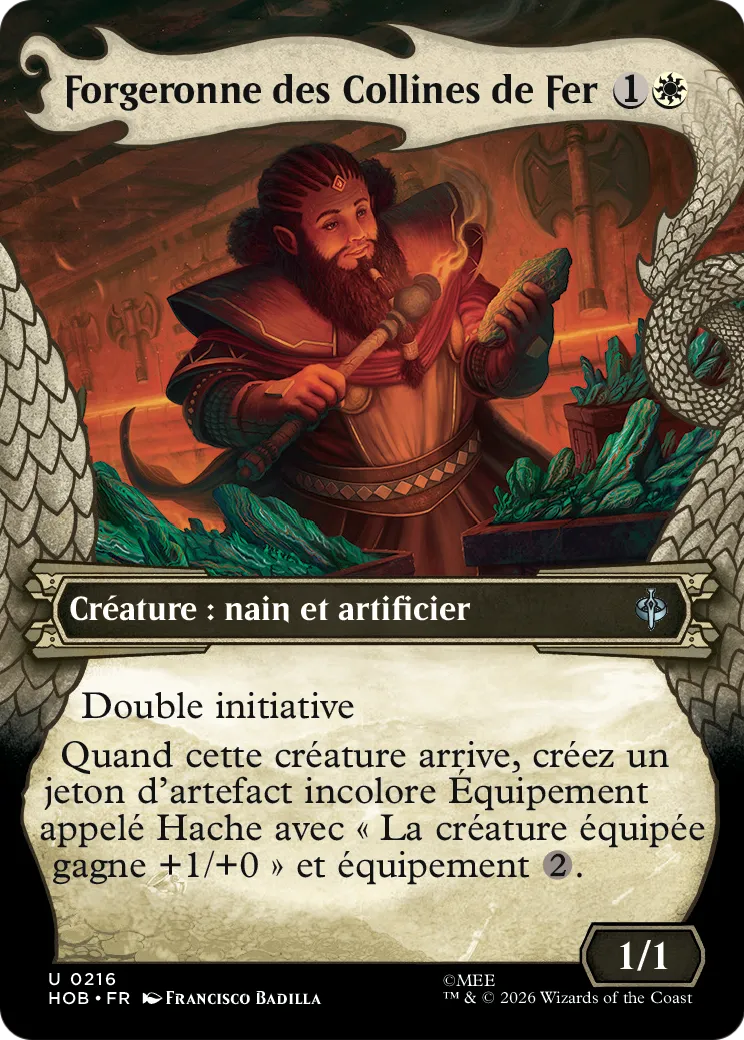 Forgeronne des Collines de Fer — The Hobbit — Magic: The Gathering
