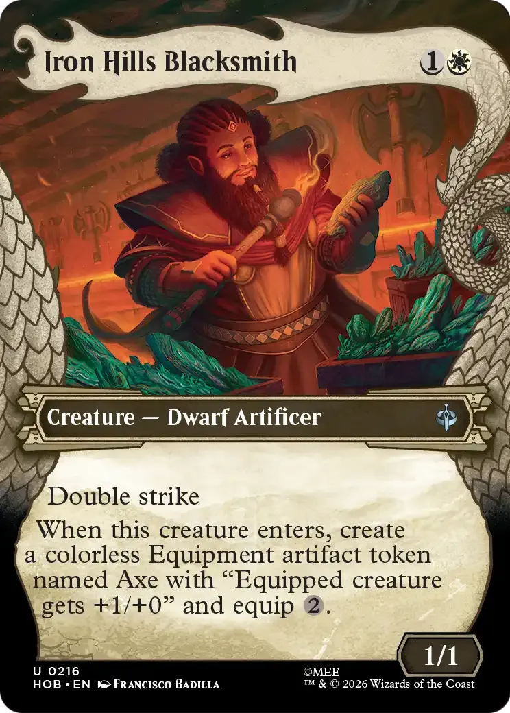 Iron Hills Blacksmith — The Hobbit — Magic: The Gathering
