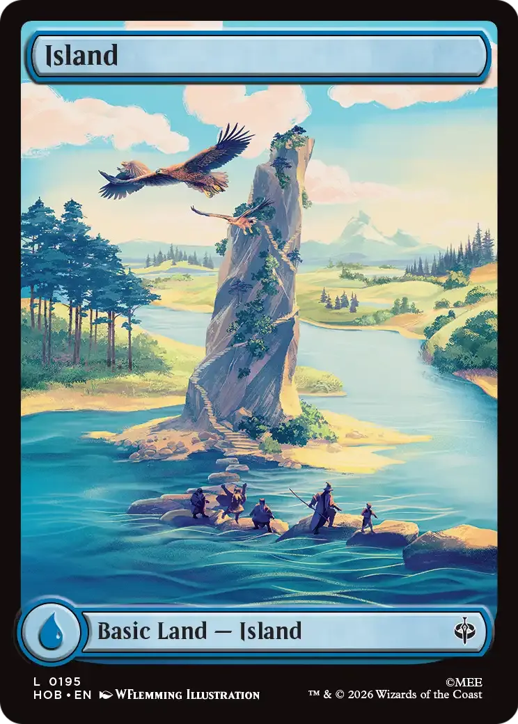 Island — The Hobbit — Magic: The Gathering