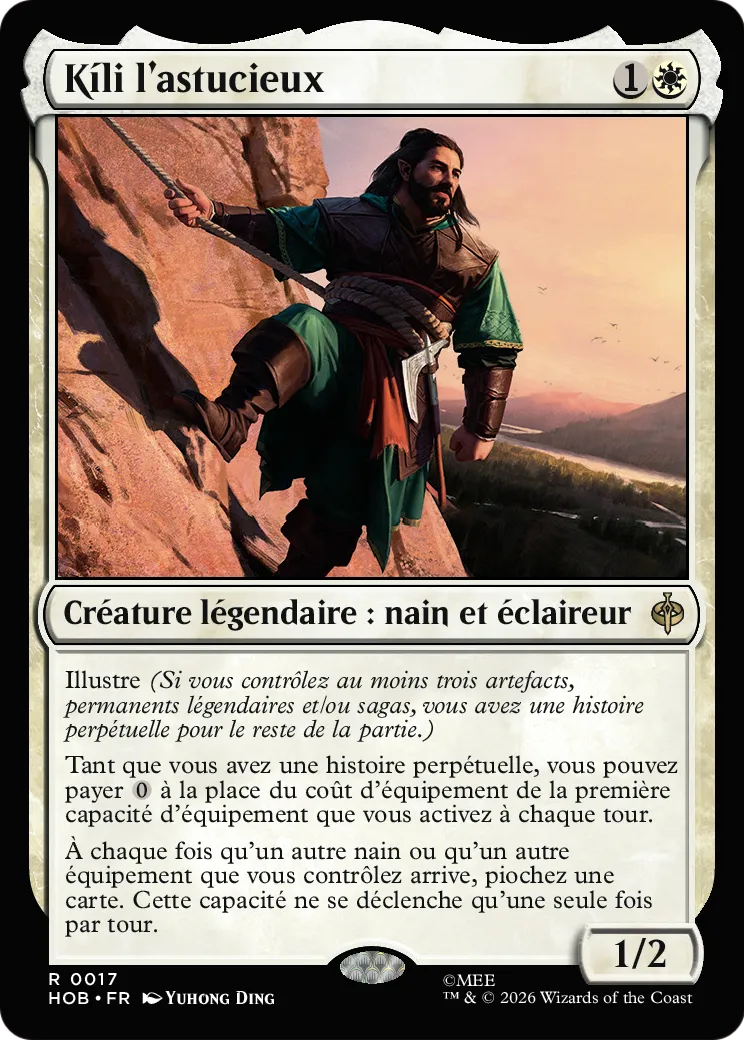 Kíli l'astucieux — The Hobbit — Magic: The Gathering
