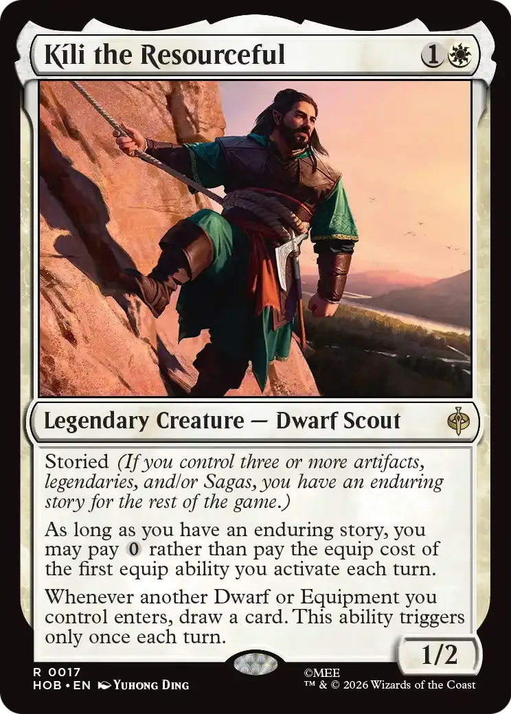 Kíli the Resourceful — The Hobbit — Magic: The Gathering