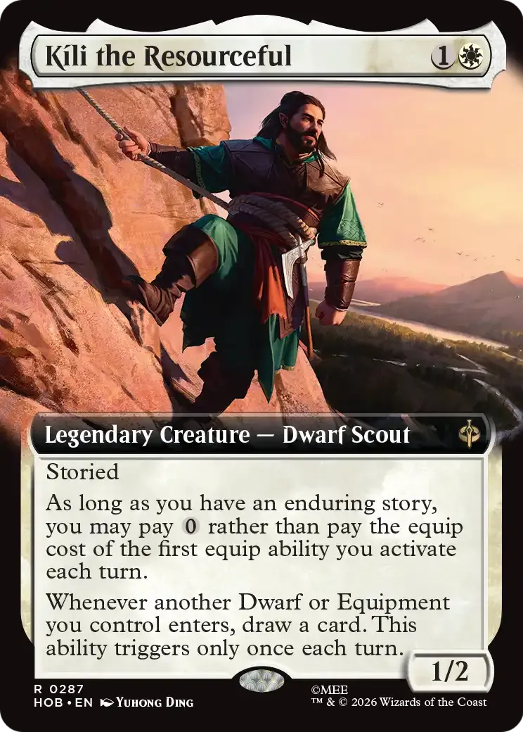 Kíli the Resourceful — The Hobbit — Magic: The Gathering