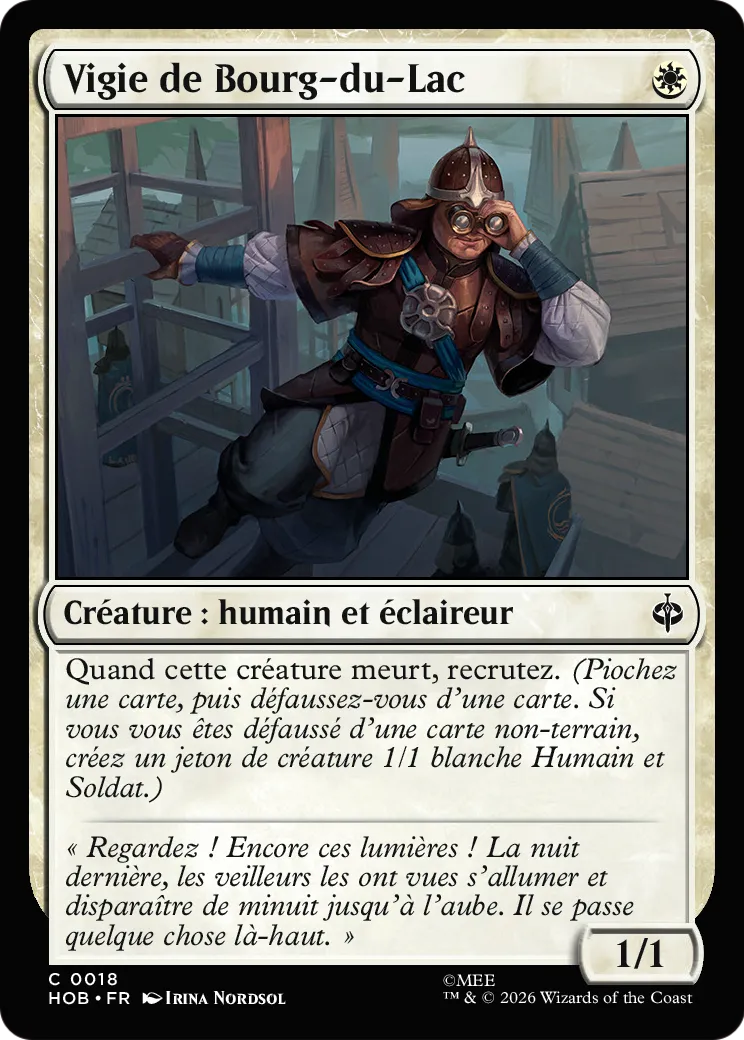 Vigie de Bourg-du-Lac — The Hobbit — Magic: The Gathering