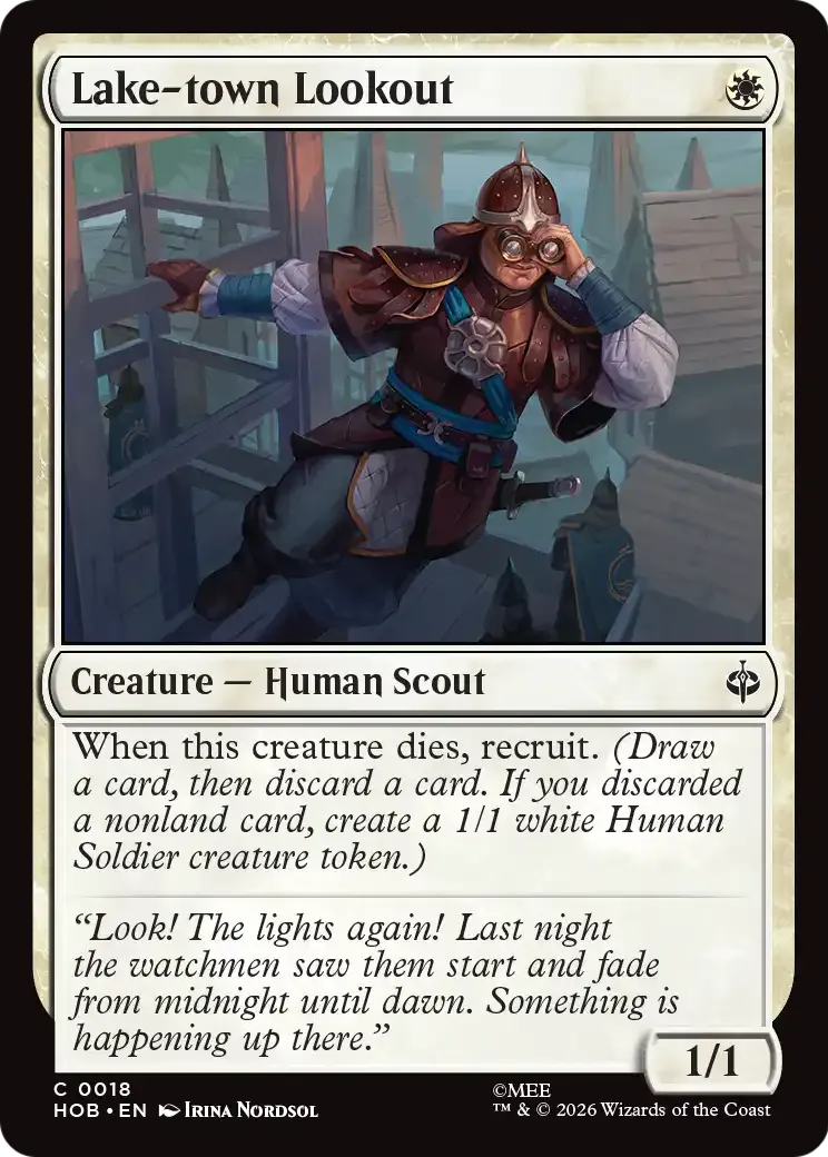Vigie de Bourg-du-Lac — The Hobbit — Magic: The Gathering