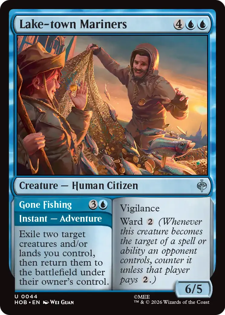 Lake-town Mariners // Gone Fishing — The Hobbit — Magic: The Gathering