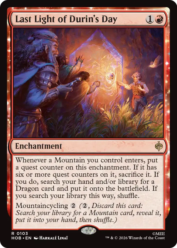 Last Light of Durin's Day — The Hobbit — Magic: The Gathering