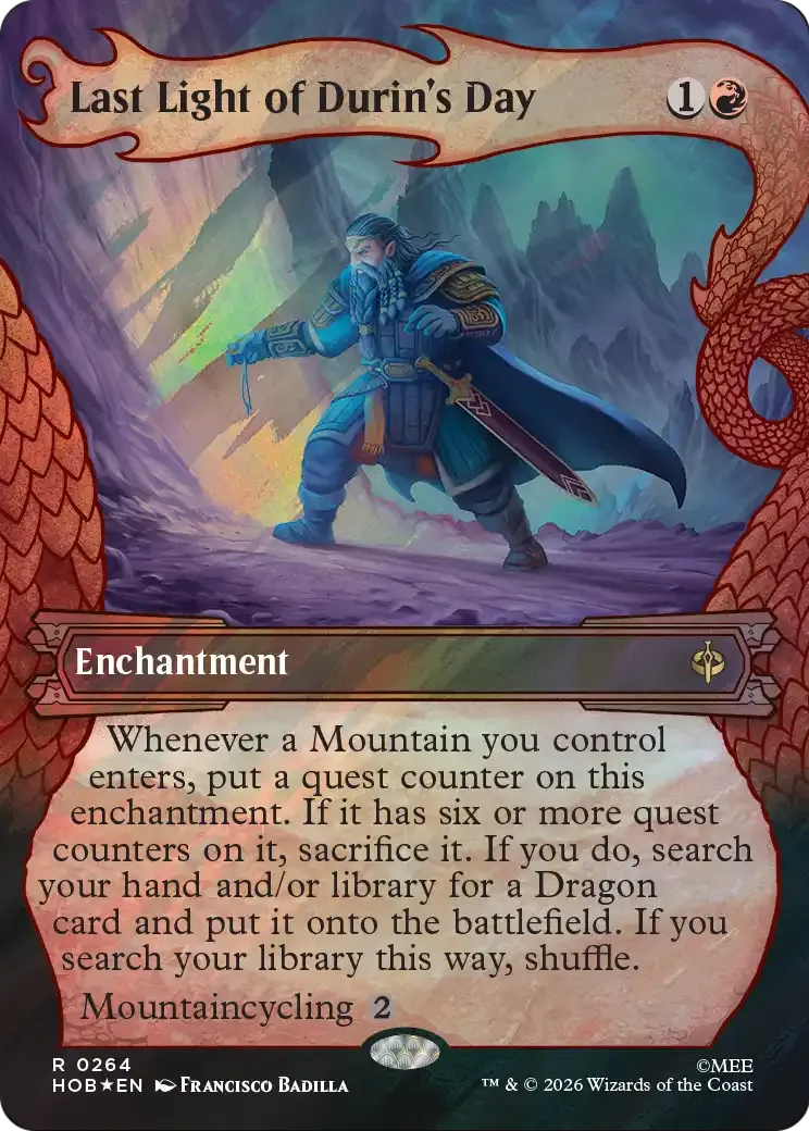 Dernières lueurs du Jour de Durin — The Hobbit — Magic: The Gathering
