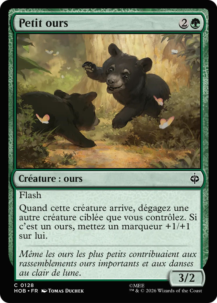 Petit ours — The Hobbit — Magic: The Gathering